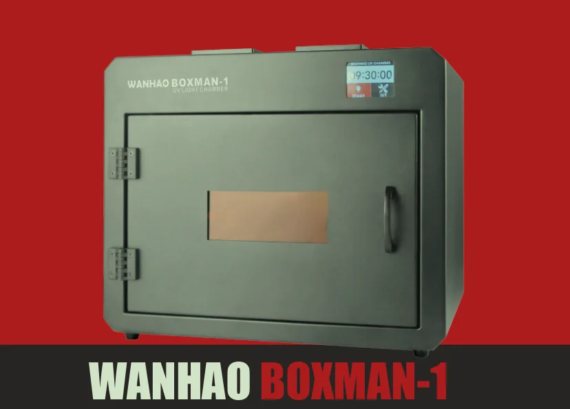 WANHAO отверждения Boxman для D7/D7Plus/D8 3D принтер УФ смола светодиодное украшение модель имеет высокую эффективность