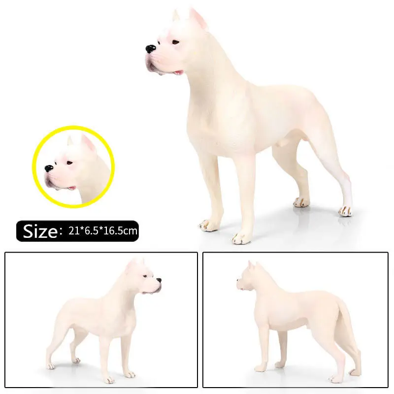 1 шт. Hunter Dogo Argentinos Dog Pet фигурка животного модель коллекционные игрушки для