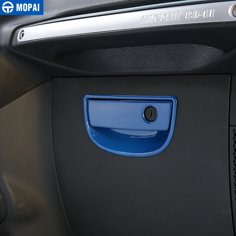 

MOPAI ABS Car Interior Storage Box Handle Decoration Cover Trims Stickers for Jeep Wrangler JK 2007-2017 Car Styling
