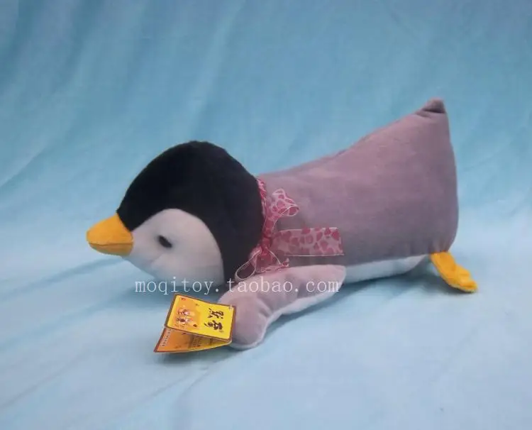 

lovely prone penguin plush toy, high quality goods,Christmas gift h15
