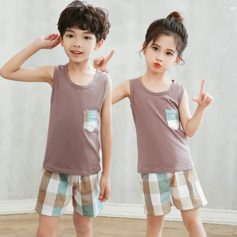 SAILEROAD/милый детский пижамный комплект с динозавром комплекты жилетом Пижама для