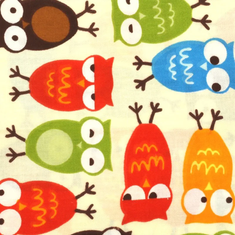 В 2017 году 5 шт. хлопчатобумажная ткань сова Медведь Кролик ноги толстые Quaters шитье