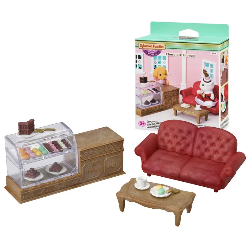 Sylvanian Family пушистый кукольный домик с животными аксессуары мебель модная одежда