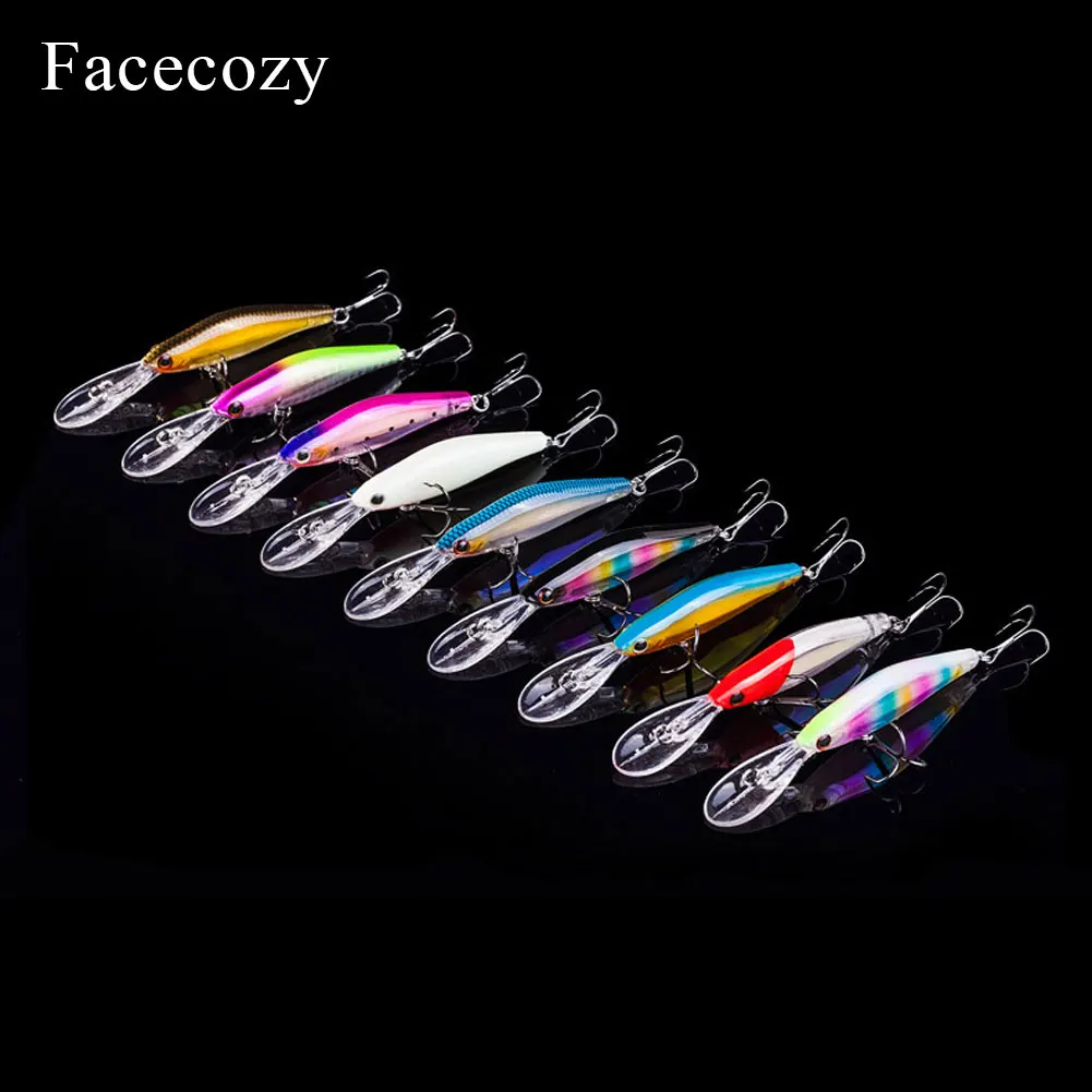 Facecozy 1 шт. светящаяся плавающая рыболовная приманка для рыбалки встроенный