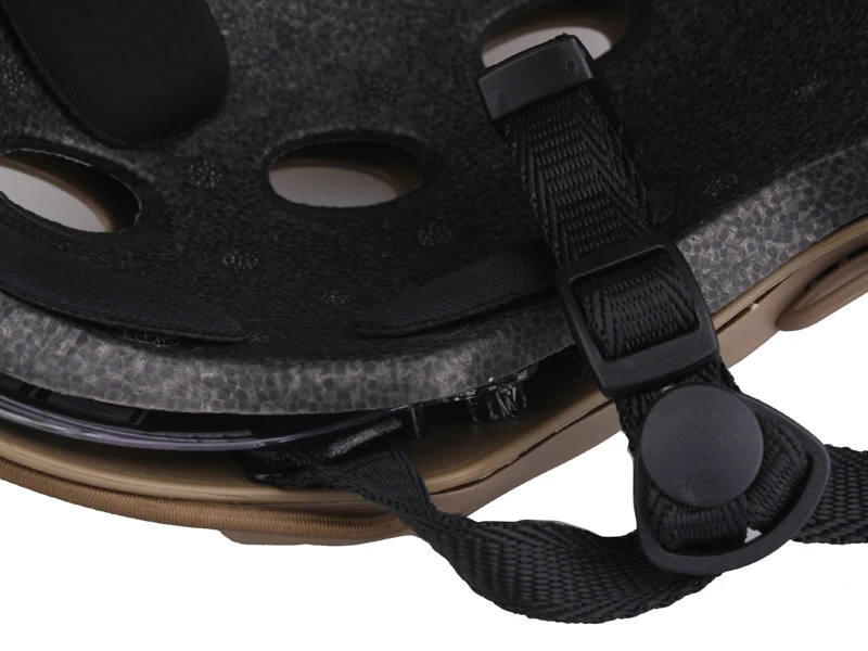 Emerson Быстрый Шлем с защитными очками типа PJ airsoft Dark earth EM8819A|emerson fast helmet|fast helmetemerson |