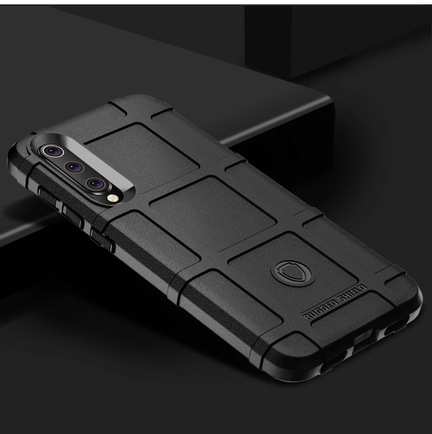 Армированный противоударный чехол для Xiaomi Mi 9 SE 9SE из углеродного волокна с
