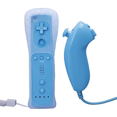 2 в 1 беспроводной пульт дистанционного управления для Nes Wii Встроенный Motion Plus Nunchuk