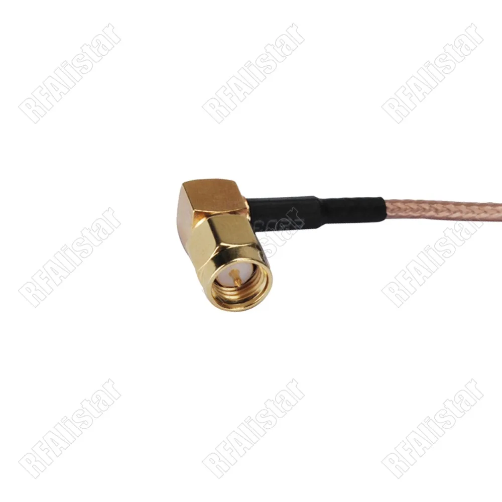 SMA Male Right Angle to SMB Female Jack RG316 RF Pigtail Cable Assembly For Wifi 15cm/30cm/50cm/80cm/1M/2Meter Or Custom Service |