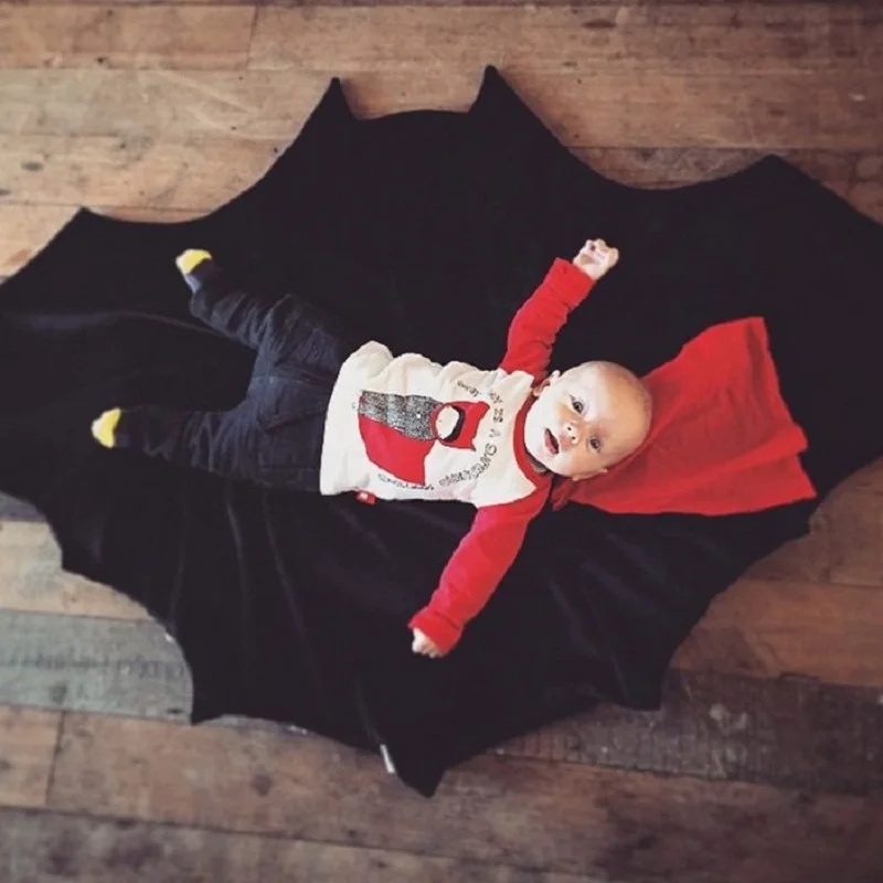 

Bat Shape Baby Photo Props Background Blanket Cotton Pad Racing Games Carpet Child Rug Toys Kids Gifts Nordic Style Photo Props