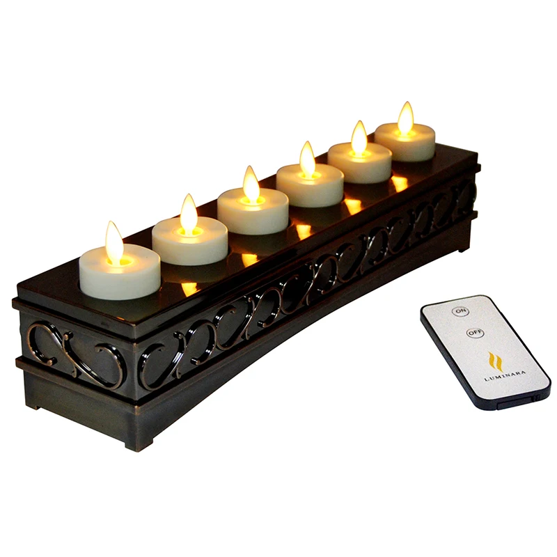 Luminara Рождество светодио дный led свечи перезаряжаемые Tealight желтый свет