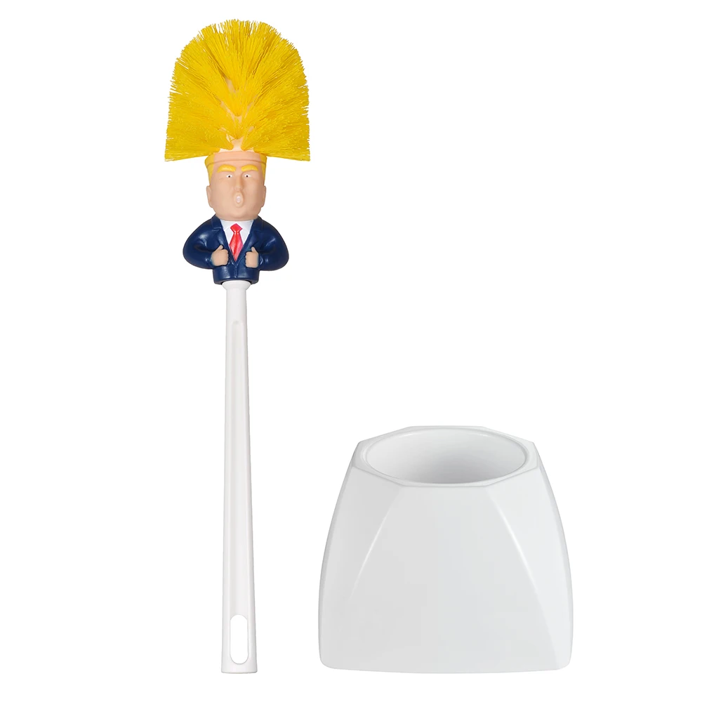 Дональд TrumpToilet britch President креативная Трамп пластиковая щетка для унитаза с чистки