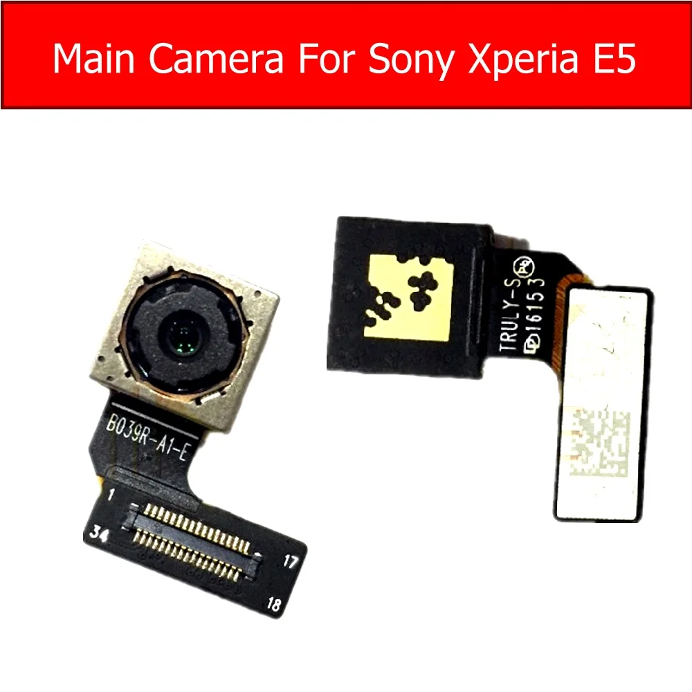 Модуль задней камеры для Sony Xperia E5/T2/Z L36H большая фронтальная Основная камера C S39H/Z