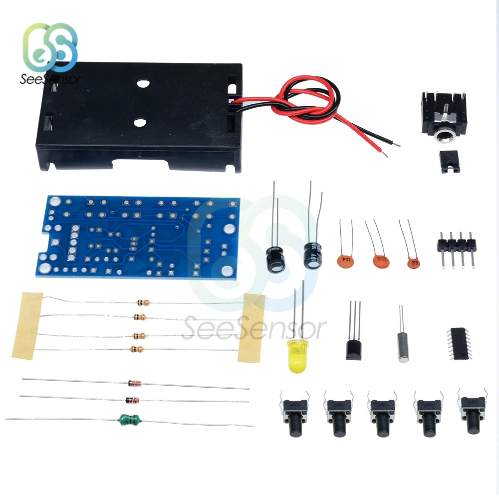 Беспроводной Стерео FM радиоприемник модуль PCB DIY электронные наборы 76 МГц 108