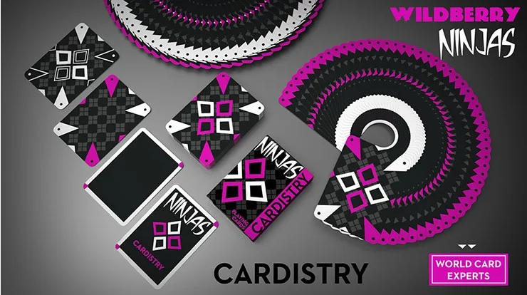 ITgimmick Cardistry Ninja Wildberry от De'vo vom Schattenreich and Handlordz Poker|Волшебные фокусы| |