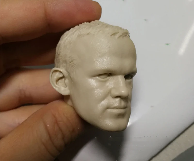 1/6 Famous Football Star Wayne Rooney Unpainted Head for 12'ɻodies | Игрушки и хобби