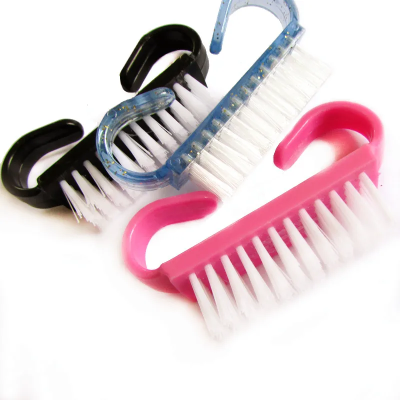 10 шт./партия щётки для чистки ногтей|nail dust cleaning brush|nail toolsnail clean |