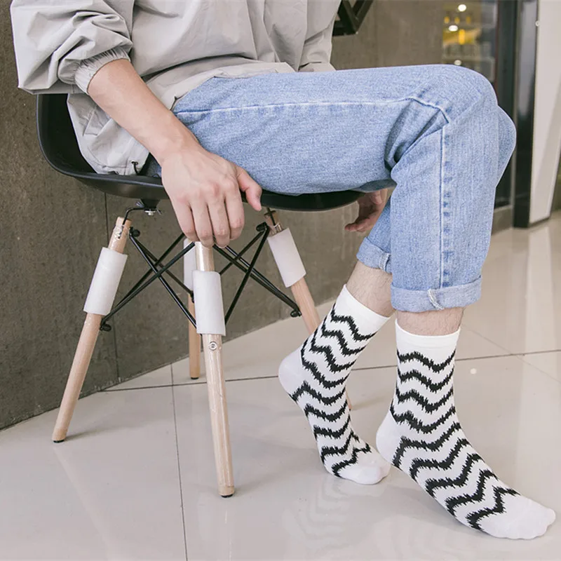 2018 новые носки мужские деловые Calcetines Chaussette Homme бренд Crew Happy Dress Harajuku дизайнер Meias