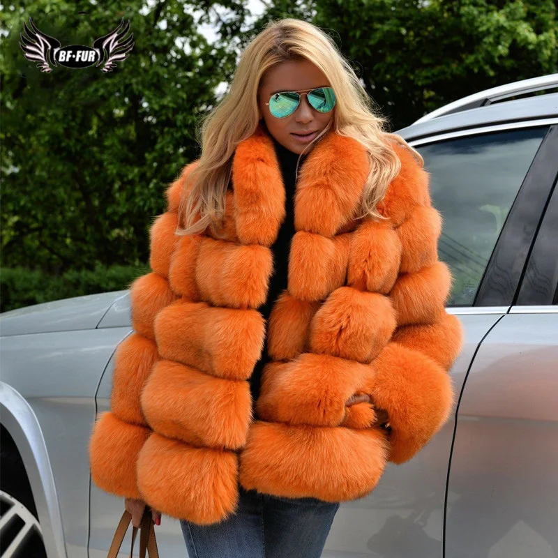 Natural Fur Coats Whole Skin 2022 New Russian Winter Coats Luxury Fur Coat Fox Long Coat Women Thick Warm Jacket With Real Fur enlarge