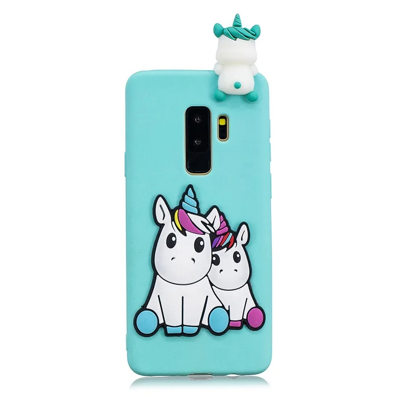 Силиконовый чехол для Samsung Galaxy S9 S8 Plus S10 S7 Edge чехлы 3D игрушки мягкие силиконовые |