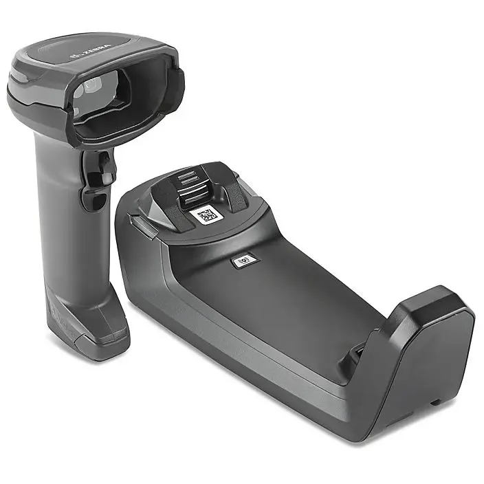 Беспроводной Bluetooth сканер штрих кода Zebra Symbol DS8178 SR 2D с подставкой и USB шнуром для