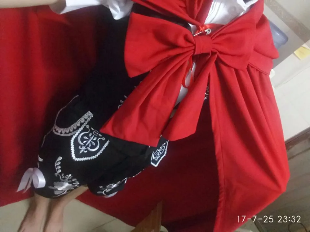 [Настройка] Аниме Kuroshitsuji Черный Дворецкий фигура Ciel Red Ridinghood униформа+ плащ Хэллоуин Косплей костюмы Новинка