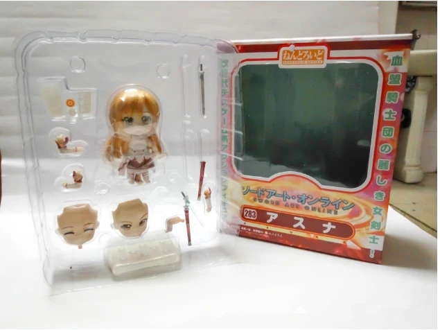 Аниме Рисунок 10 Симпатичные Nendoroid меч искусства-II AsunaYuuki #283 ПВХ фигурку игрушечной