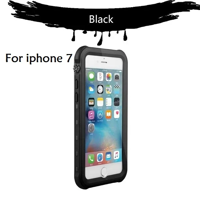 Для iphone 8 plus водонепроницаемый IP68 Redpepper подводный 2m Life ударопрочный жесткий чехол