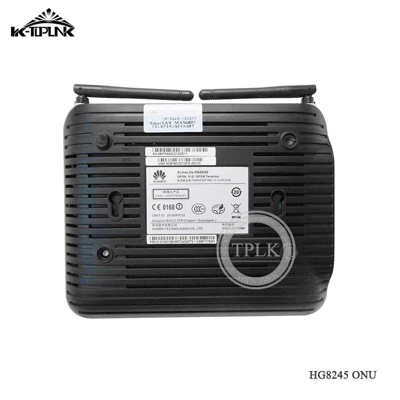 10 шт./Лот Оптовая Продажа Hua Wei HG8245 4FE/4GE + 2 порта Голос WIFI EPON ONU ONT модем