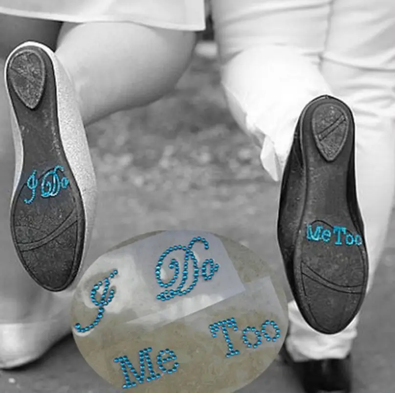 Милые Креативные наклейки для свадьбы невесты I Do Me Too He's Mine She's Set Свадебные на
