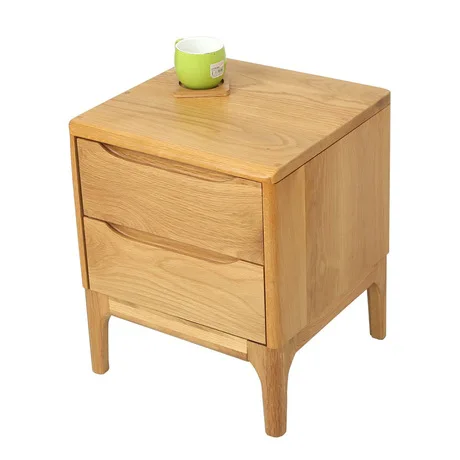 Nightstands Bedroom Furniture oak solid wood bedside table night stand mesitas de noche side minimalist modern 42*40*50cm 