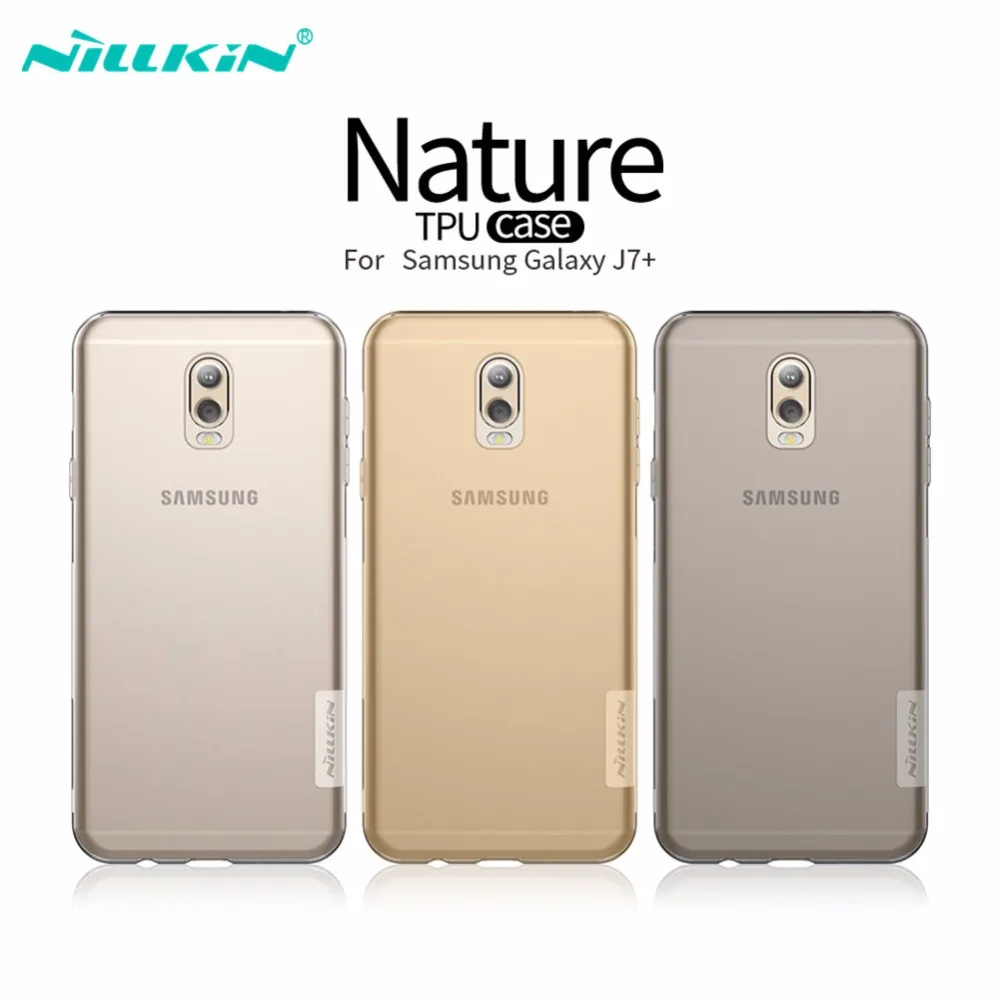 NILLKIN для Samsung Galaxy C7 2017 чехол мягкий TPU силиконовый C8 J7 + прозрачный защитный экран |