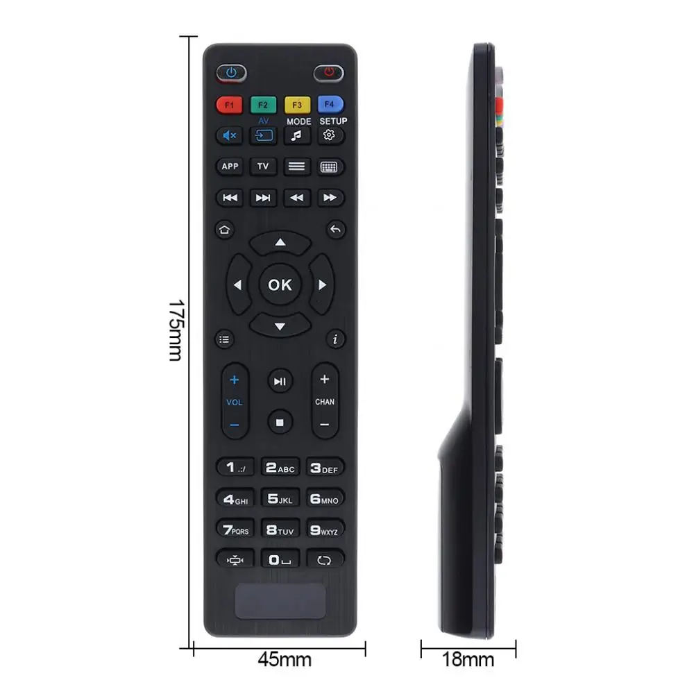 ТВ бокс пульт дистанционного управления Замена Поддержка 2 батареи AAA для Mag 250 / 254