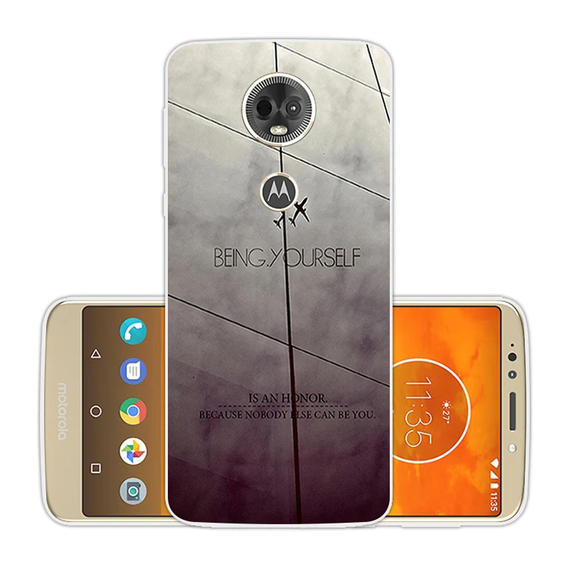 Мягкий силиконовый чехол 6 0 дюйма для Motorola E5 Plus тонкий из ТПУ телефона MOTO E5Plus