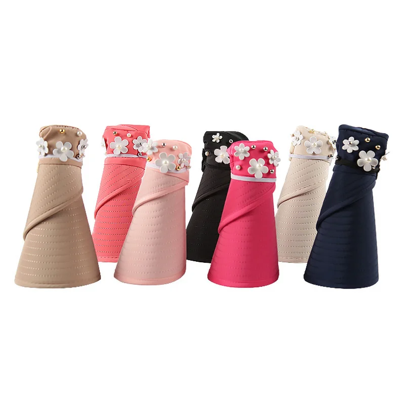 Новая женская пляжная шляпа Sunhat с защитой от УФ-лучей Повседневная Складная