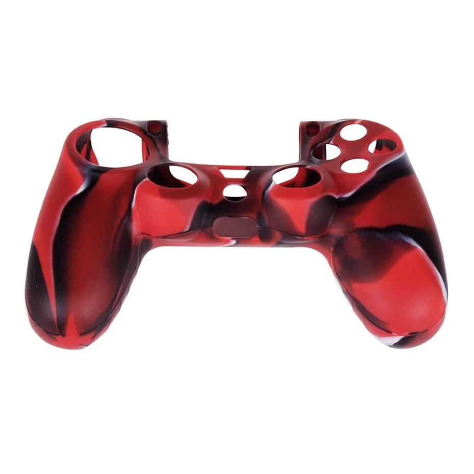 Силиконовый игровой контроллер протектор для playstation 4 кожаный чехол защитный