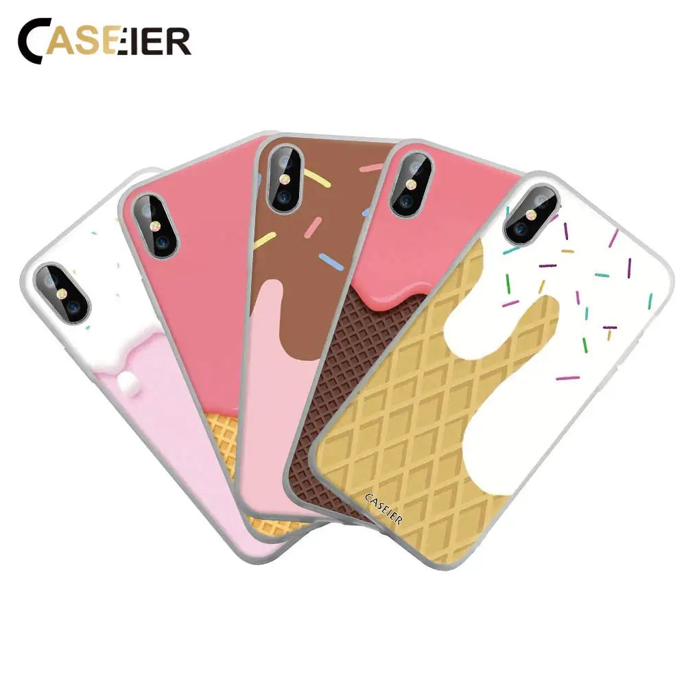Чехол CASEIER для iPhone 7 X XR XS MAX 8 6 6S Plus летние стильные чехлы 5 5S SE задняя крышка