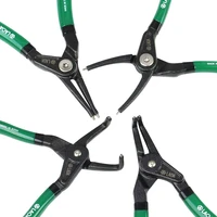 laoa circlip plier 5 inch multi functional curved straight tip external internal pliers