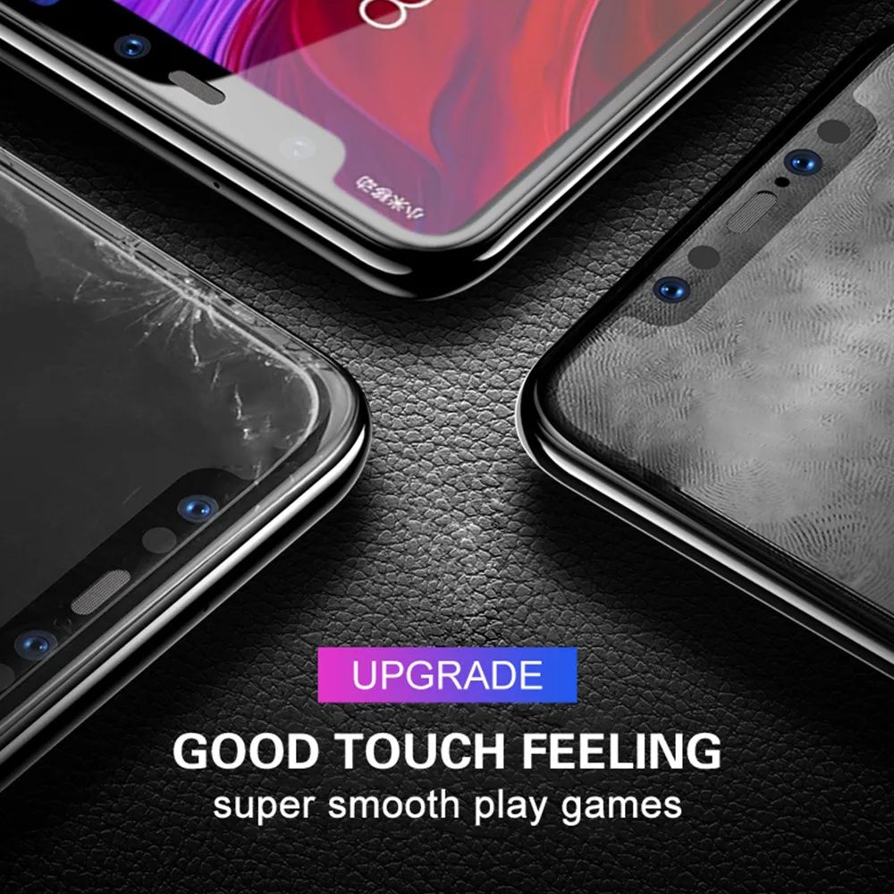 Закаленное стекло FCOWB для Xiaomi Mi8 SE твердость 5D 9 H полное покрытие полноэкранная