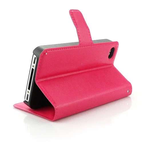 New Ultrathin Stand Leather Wallet Shell Phone Cover case Protective For Apple iphone 4 4g 4s |