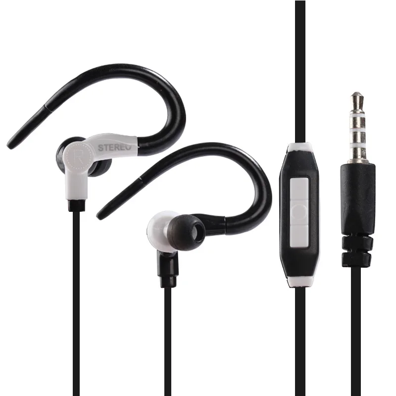 2018 новые спортивные наушники мягкая крючком гарнитура Hi Fi стерео проводные с