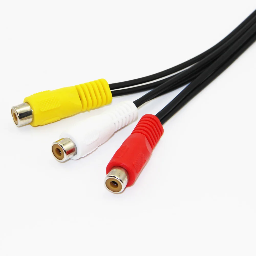 Разветвитель аудио и видео Bochara 3RCA мама на 2x3RCA Мама Удлинительный кабель длиной 20