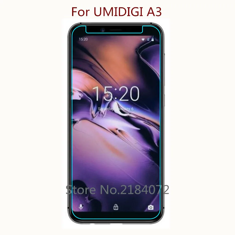 Защитное стекло 9H 2.5D для UMIDIGI A3 закаленное смартфона Защитная пленка переднего