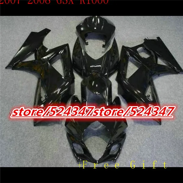 

Hey-Selling motorcycles from repsol GSX - R1000 K7 07, 08 GSX R1000 K7 07-08 all matte black body fairing for SUZUKI