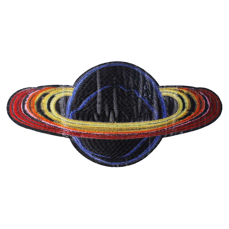 10 шт. Planets Stars UFO вышитые патчи для одежды железные на мотиве Аппликация DIY наклейки