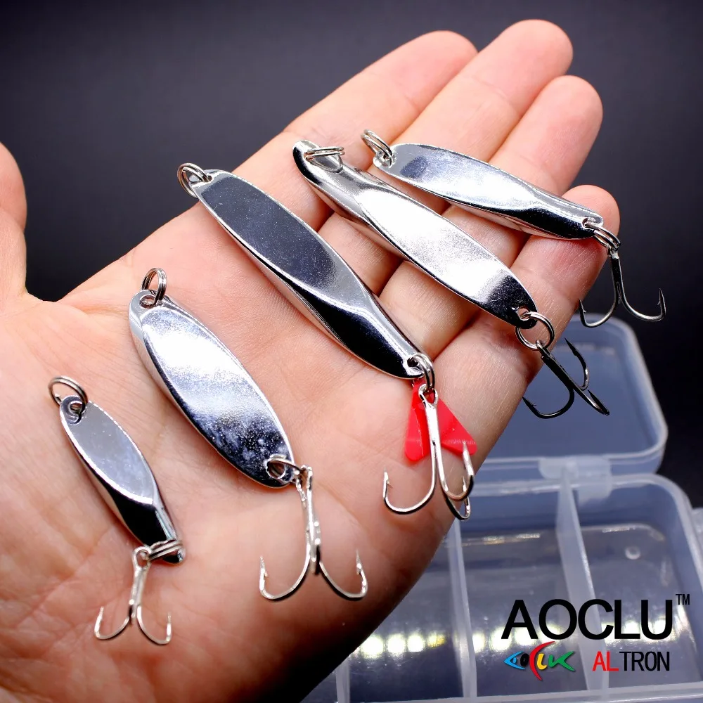 AOCLU супер качественная металлическая приманка жесткая для ловли окуня в виде