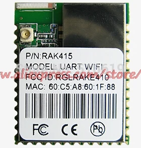 Free shipping   Internet of things RAK415 ultra low power UART MCU WIFI module through serial to WiFi module