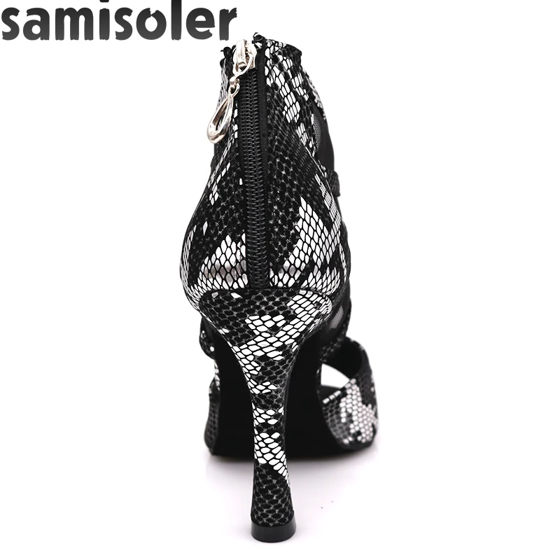 Обувь для бальных танцев Samisoler коричневая обувь латинских новинка 2019|Обувь