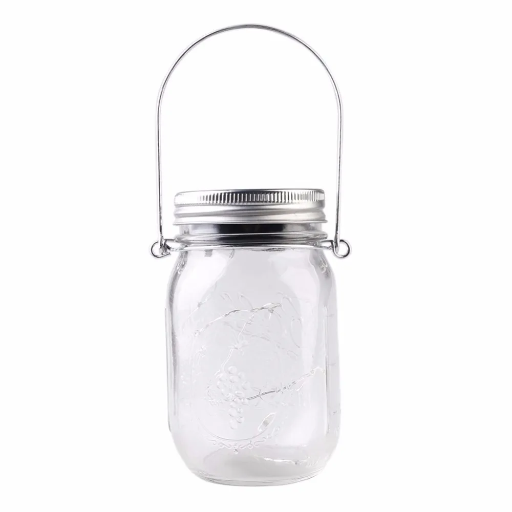 Светильник Mason Jar s на солнечной батарее (каменная банка и ручка в комплекте) 10