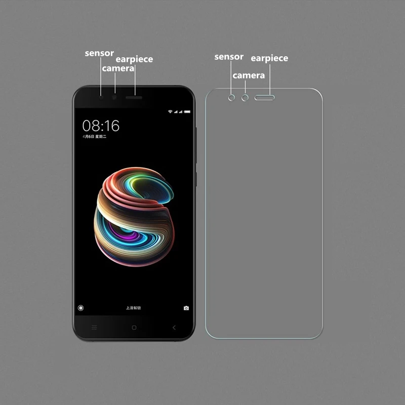 Tempered Glass For xiaomi A1 5X screen protective cover MI MI5X MIA1 5.5 inch 5 X smartphone toughened case 9H on crystals | Мобильные