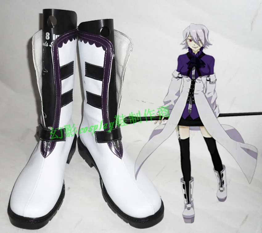 

Белые короткие ботинки для косплея на Хэллоуин Pandora Hearts xerx-break H016